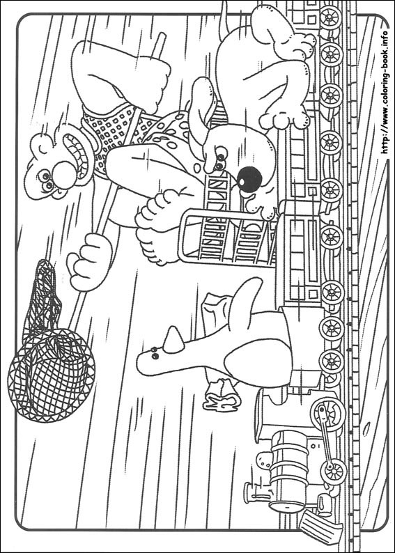 Wallace and Gromit coloring picture